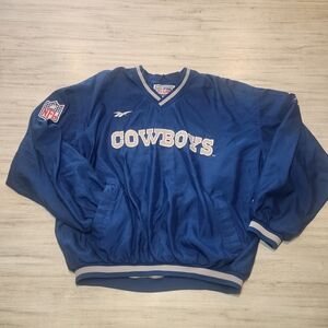 Vintage NFl Pro Line Reebok Dallas Cowboys Pullover Lined Sweatshirt Adult XL L1